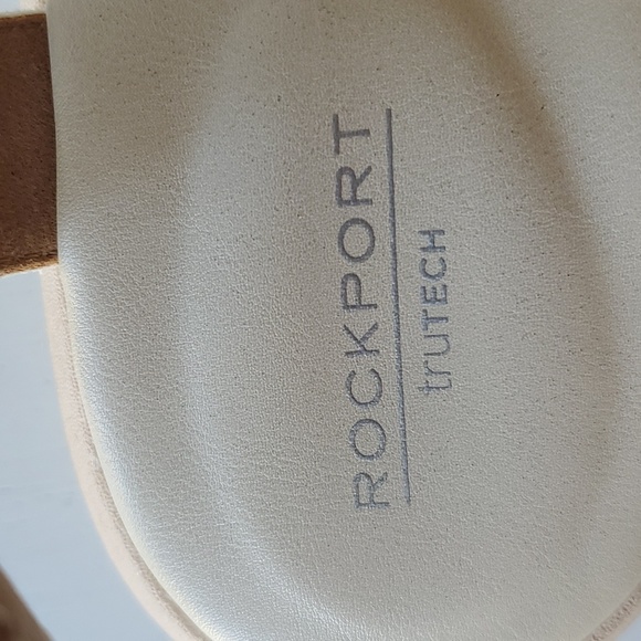 Women's ROCKPORT ABBIE T-strap Sandals Sz 10 Vanilla - Picture 9 of 9